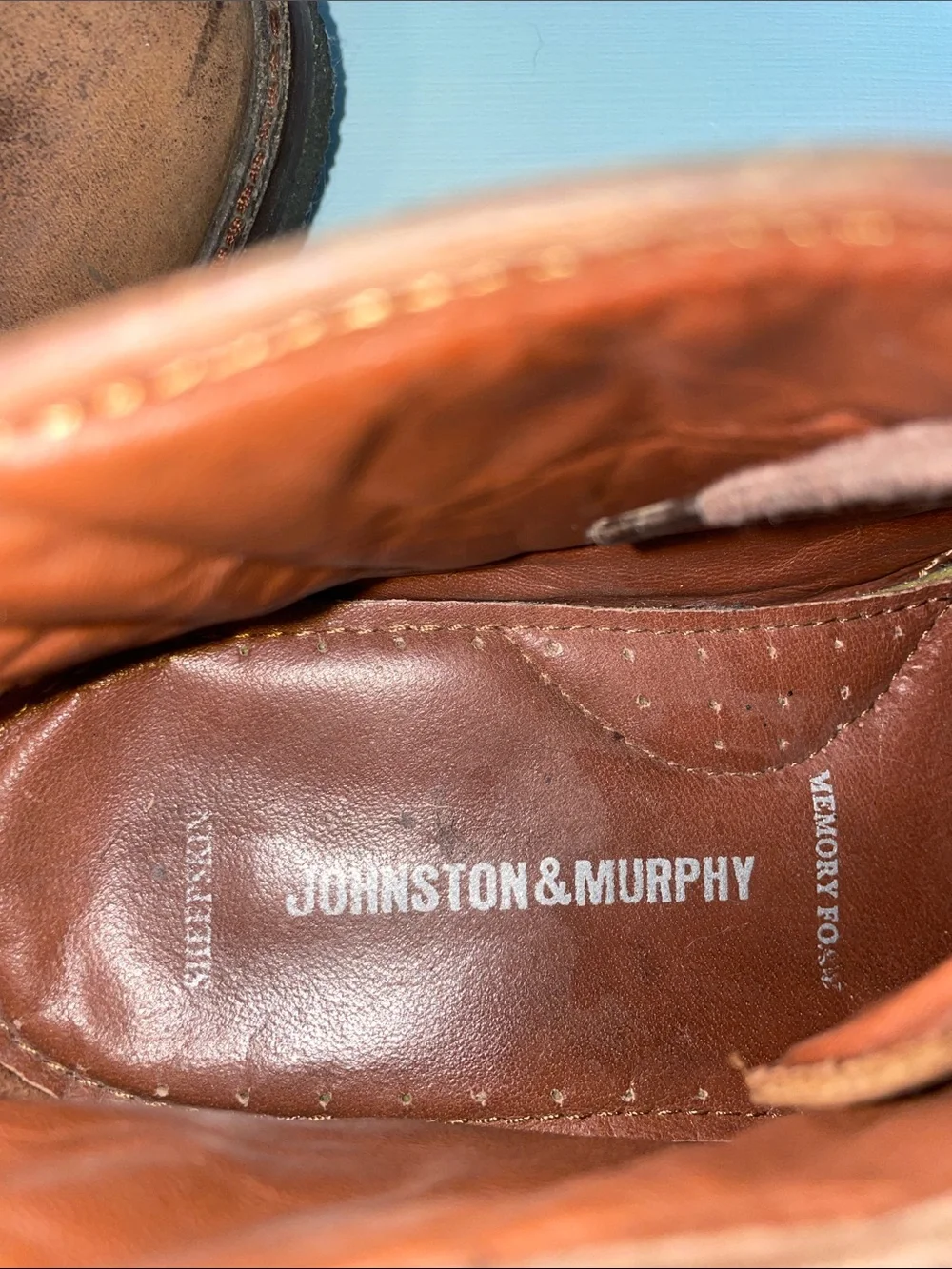 Johnston & Murphy Brown Suede/Sheepskin Chukka Boots - Sz 8